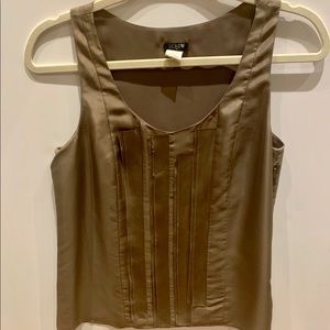 J. CREW WOMEN’S SLEEVELESS SILK BLOUSE/TOP SIZE S